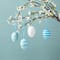 Glitzhome® Blue & Pink Easter Plastic Eggs, 24ct.